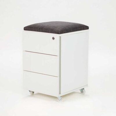 Cajonera de 3 cajones con almohadón