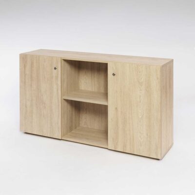 Mueble de guardado 2 puertas + espacio abierto